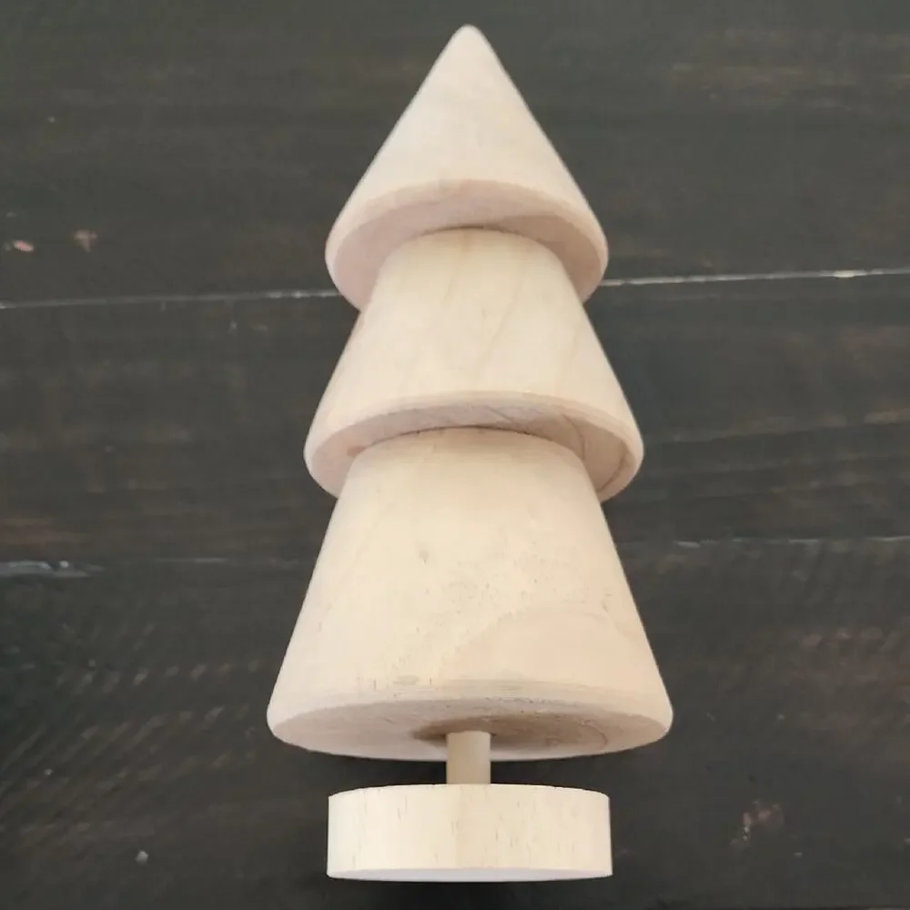 WOOD TREE Natural Solid Tabletop Boho Unfinished Wood Tree Decor